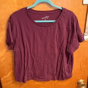 Women's Short Sleeve Crop Top